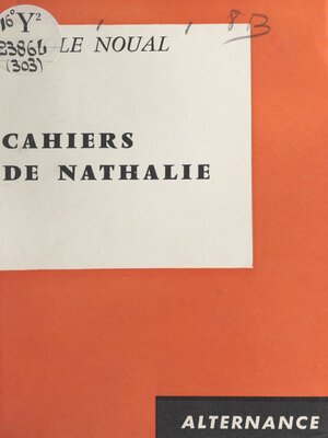 cover image of Cahiers de Nathalie